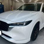 カーフィルム、マツダ CX-5 リヤ全面（10%）UVカットスモークフィルム施工
