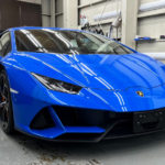 ランボルギーニ   ウラカンEVO　車高の低いクーペモデルにプロテクションフィルムは必須。