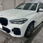 カーフィルム、BMW X5 リヤ全面（5%&10%）遮熱スモークフィルム施工