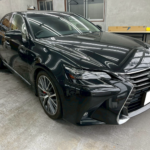 カーフィルム、レクサス GS リヤサイド貼り替え(GY-3IR)遮熱スモークフィルム施工