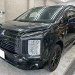 カーフィルム、ミツビシ デリカD:5 リヤ全面（7%）遮熱スモークフィルム施工