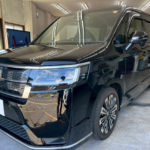 カーフィルム、ホンダ　ステップワゴン　リア全面（GY-3IR）遮熱スモークフィルム施工