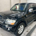 カーフィルム、三菱　パジェロ　ガラス全面（IR-90HD）透明遮熱フィルム施工