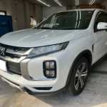 カーフィルム、ミツビシ RVR リヤ全面（5%）遮熱スモークフィルム施工