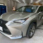カーフィルム、レクサス　NX　リア全面（GY-5IR）遮熱スモークフィルム施工
