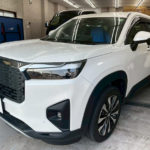 カーフィルム、ホンダ WR-V リア全面(GY-15IR)遮熱スモークフィルム施工