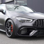 メルセデスAMG  CLA45S　マットプロテクションフィルム「ステルス」で艶消し黒に！