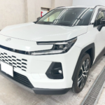 カーフィルム、トヨタ RAV4 リヤ全面（5%）遮熱スモークフィルム施工