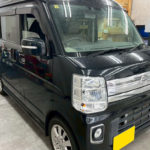 カーフィルム、日産  クリッパー　リア全面（GY-5IR + GY-15IR）遮熱スモークフィルム施工