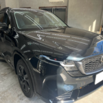 カーフィルム マツダ CX-5 リヤ全面（5%）遮熱スモークフィルム施工
